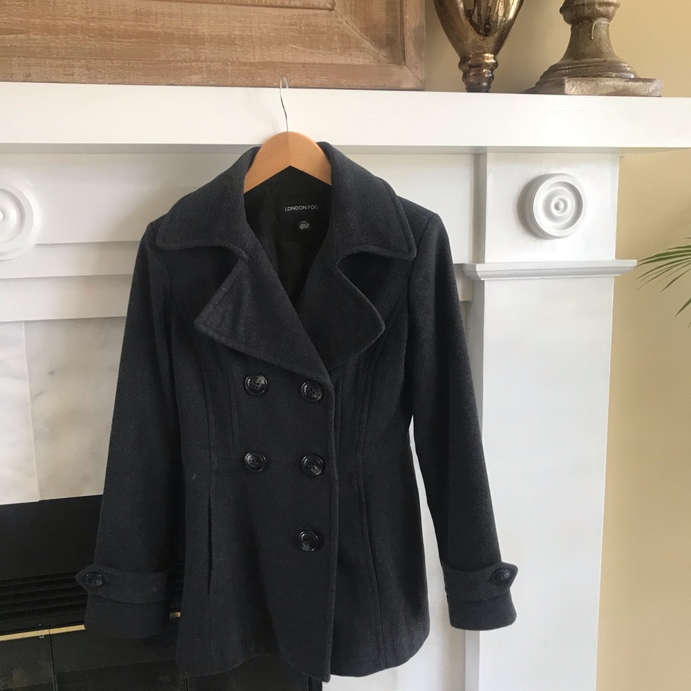 Gray London Fog coat